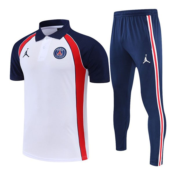 Polo Paris Saint Germain Conjunto Completo 2022-2023 Blanco Azul